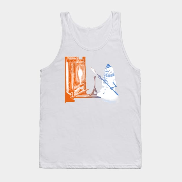 Snowgaffer's Resolve - Creamsicle Tank Top by spicyhoneyheart